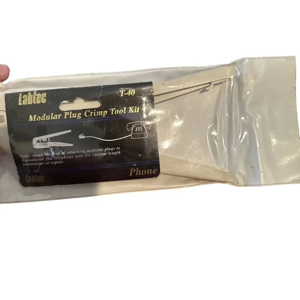 Labtec T-40 Modular Plug Crimp Tool Kit Phone Tool